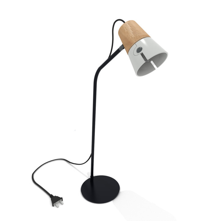 Universo Positivo Cone Lamp Desk - bureaulamp-Licht grijs