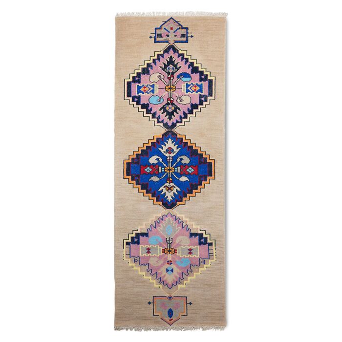 Living Knotted Woolen Runner - 90x265cm | Fundesign.nl