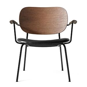 MENU Co lounge fauteuil - Dark Stained Oak - gestoffeerde zitting-Dakar 0842