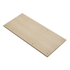 WOUD Elevate plank-Wit gepigmenteerd eiken-Shelf B