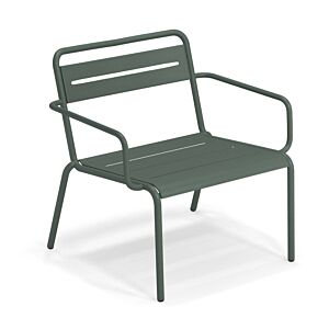EMU Star fauteuil - staal-Donker groen