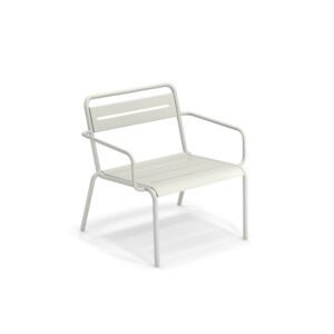 EMU Star fauteuil - aluminium-Wit