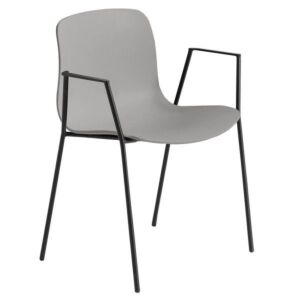 HAY About a Chair AAC18 zwart onderstel stoel-Concrete Grey