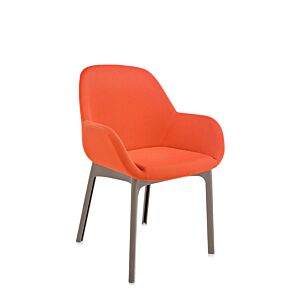 Kartell Clap stoel-Oranje-Duifgrijs