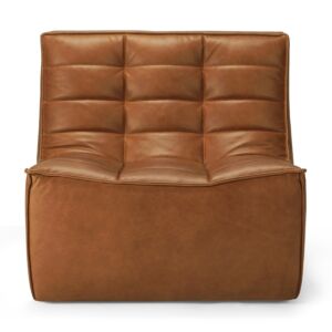 Ethnicraft N701 Sofa fauteuil-Cognac