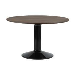 Muuto Midst tafel-Dark Oiled Oak/Black-∅ 120 cm