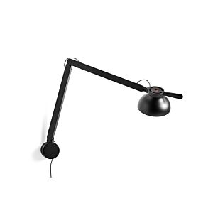 HAY PC Double Arm met muurbeugel lamp-Soft black