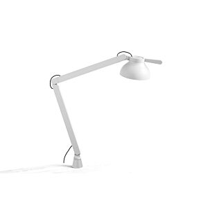 HAY PC Double Arm met tafelpoot lamp-Ash grey