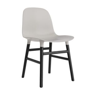 Normann Copenhagen Form Chair stoel zwart eiken-Warm grijs