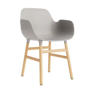 Normann Copenhagen Form armchair stoel eiken-Warm grijs