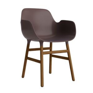 Normann Copenhagen Form armchair stoel noten-Bruin