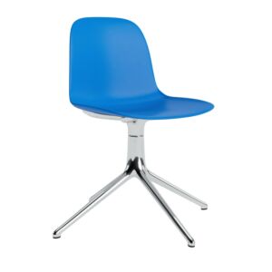 Normann Copenhagen Form Swivel stoel aluminium onderstel-Bright Blue 