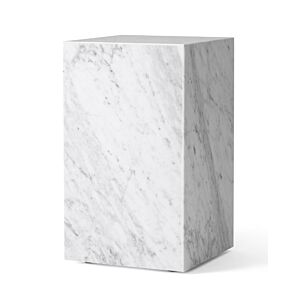 MENU Plinth Tall bijzettafel-White Carrara