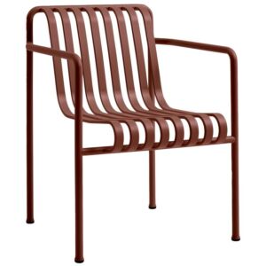 Hay Palissade Dining armchair stoel-Iron Red