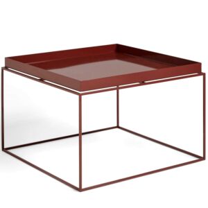 HAY Tray table tafel-60x60 cm-Chocolate
