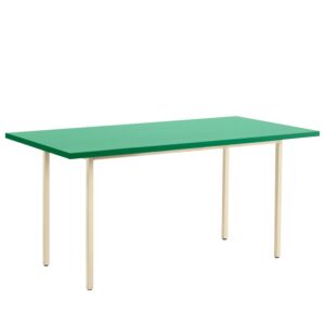 HAY Two-Colour tafel-Ivory - Green Mint-160x82x74 cm