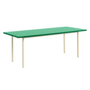 HAY Two-Colour tafel-Ivory - Green Mint-200x90x74 cm