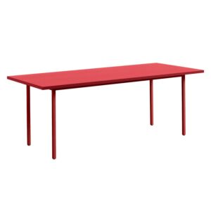 HAY Two-Colour tafel-Red - Red-200x90x74 cm