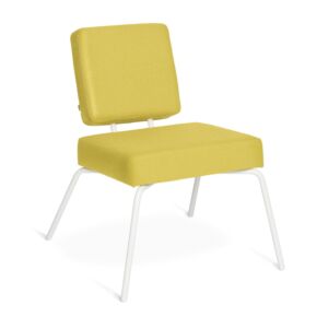 Puik Option Lounge fauteuil-Geel-Vierkante zit, vierkante rug