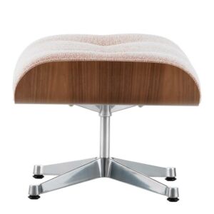 Vitra Eames Lounge Chair Ottoman - gestoffeerd - walnoot