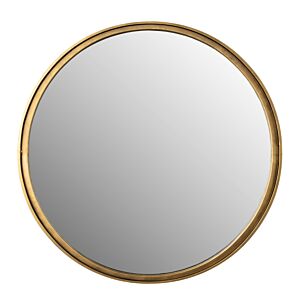 vanHarte Matz ronde spiegel-Brass