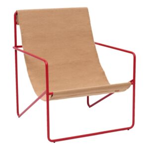 Ferm Living Desert poppy red fauteuil