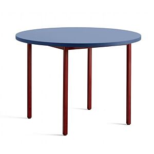 HAY Two-Colour Round tafel-Red - Blue-∅ 105 cm