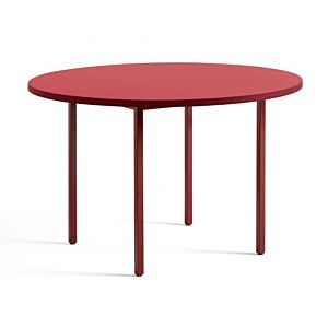 HAY Two-Colour Round tafel-Red - Red-∅ 120 cm