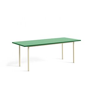 HAY Two-Colour tafel-Ivory - Green Mint-200x90x74 cm OUTLET