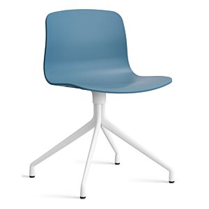 HAY About a Chair AAC10 wit onderstel stoel- Azure Blue
