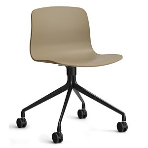 HAY About a Chair AAC14 zwart onderstel stoel- Clay