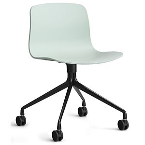 HAY About a Chair AAC14 zwart onderstel stoel- Dusty Mint