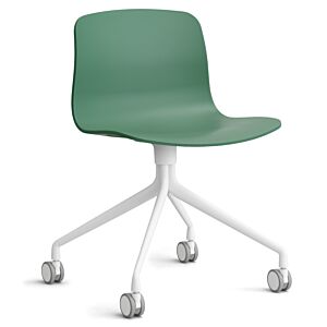 HAY About a Chair AAC14 wit onderstel stoel-Teal Green