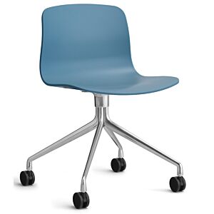 HAY About a Chair AAC14 aluminium onderstel stoel- Azure Blue