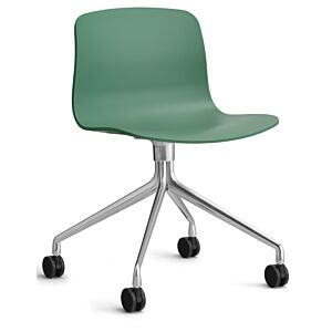 HAY About a Chair AAC14 aluminium onderstel stoel- Teal Green