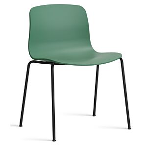 HAY About a Chair AAC16 zwart onderstel stoel- Teal Green