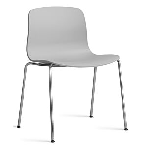 HAY About a Chair AAC16 chroom onderstel stoel- Concrete Grey