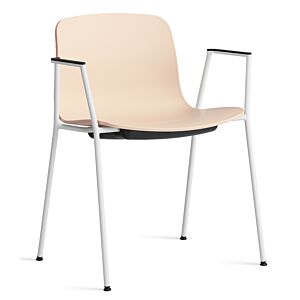 HAY About a Chair AAC18 wit onderstel stoel- Pale Peach