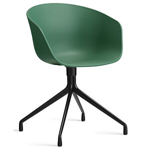 HAY About a Chair AAC20 zwart onderstel stoel-Fall Green