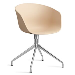 HAY About a Chair AAC20 chroom onderstel stoel-Pale Peach