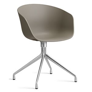 HAY About a Chair AAC20 chroom onderstel stoel-Khaki