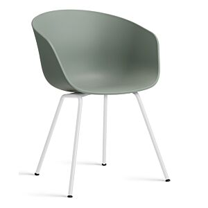 HAY About a Chair AAC26 - wit onderstel-Fall Green