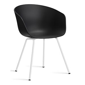 HAY About a Chair AAC26 - wit onderstel-Black