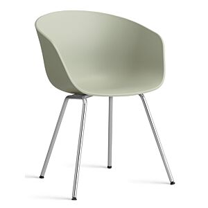 HAY About a Chair AAC26 - chrome onderstel-Pastel green