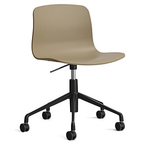HAY About a Chair AAC50 gasveer bureaustoel - zwart onderstel-Clay