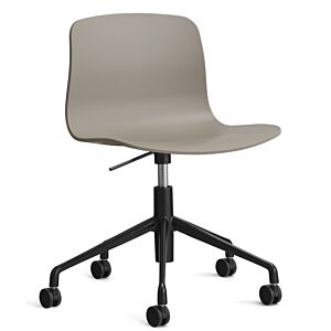 HAY About a Chair AAC50 gasveer bureaustoel - zwart onderstel-Khaki
