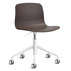 HAY About a Chair AAC50 gasveer bureaustoel - wit onderstel-Raisin