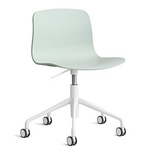 HAY About a Chair AAC50 gasveer bureaustoel - wit onderstel-Dusty Mint