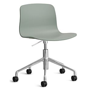 HAY About a Chair AAC50 gasveer bureaustoel - chrome onderstel-Fall Green