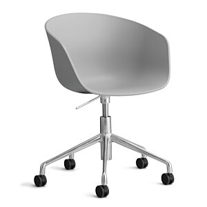 HAY About a Chair AAC52 gasveer bureaustoel-Grijs